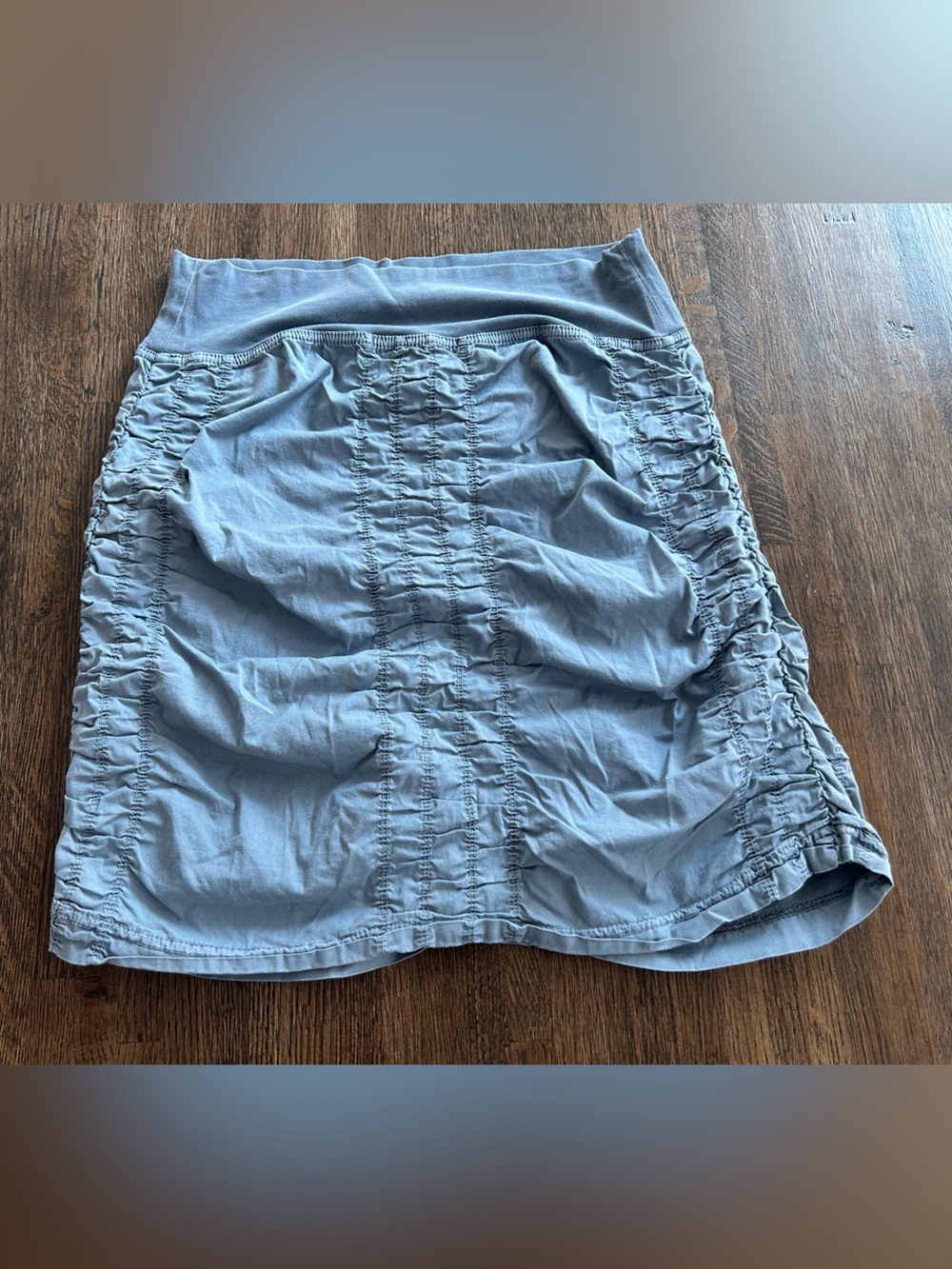 Wearables Light Blue/Gray Skirt - Size Small